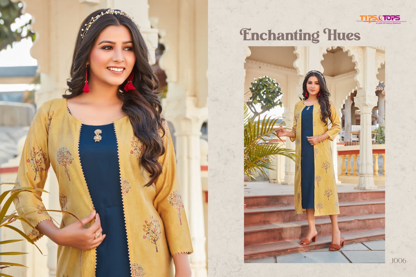 Tips And Tops Hello Jacks Fancy Exclusive Wear Kurti With Jacket Collection
